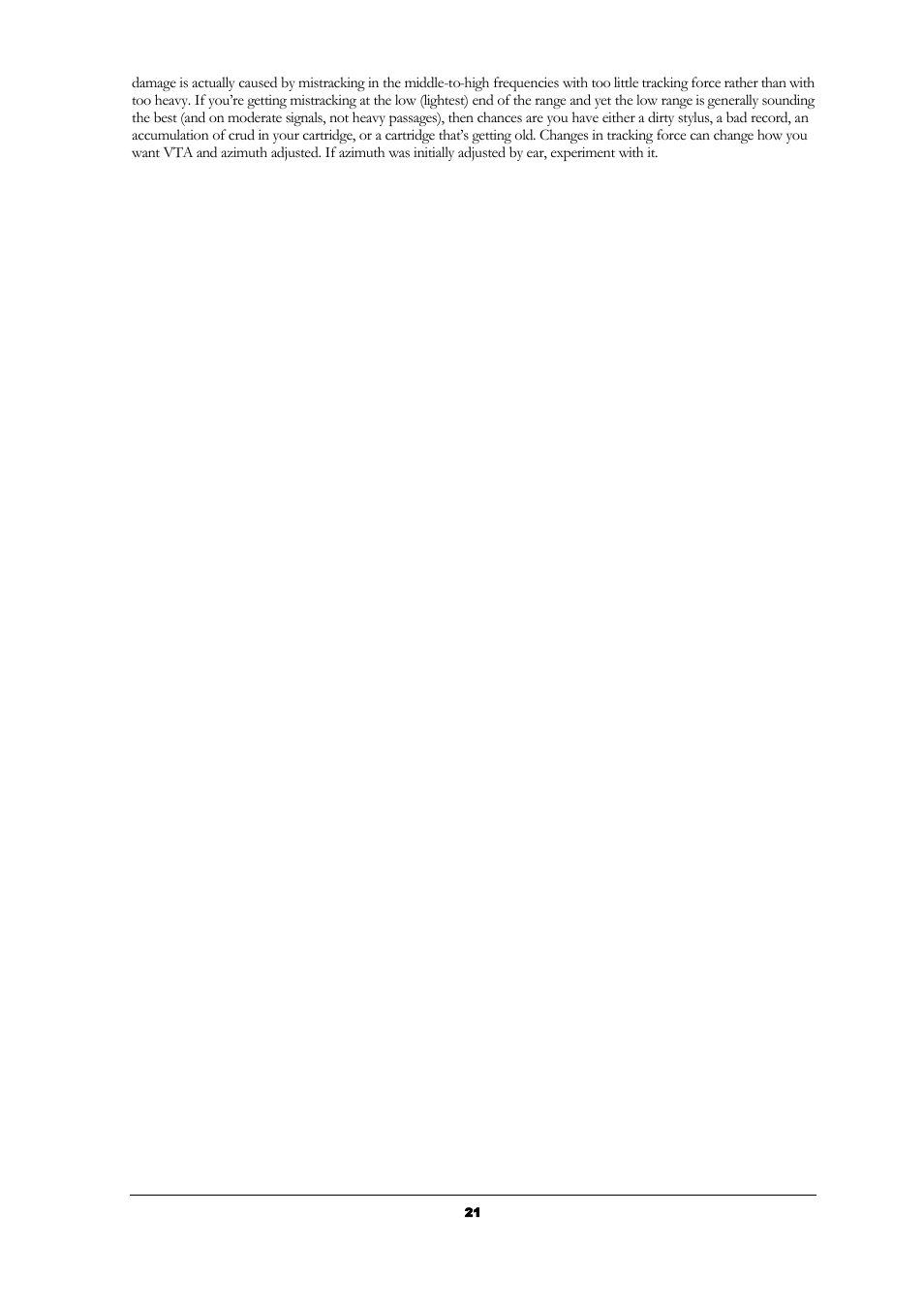 Origin Live Resolution Classic MKI User Manual | Page 21 / 23