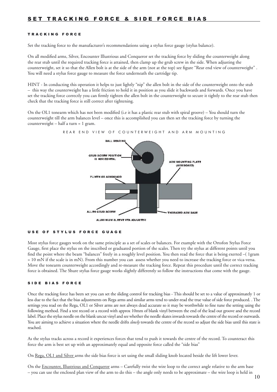 Origin Live Sovereign MKI User Manual | Page 10 / 18