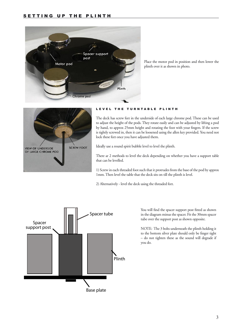 Origin Live Sovereign MKI User Manual | Page 3 / 18