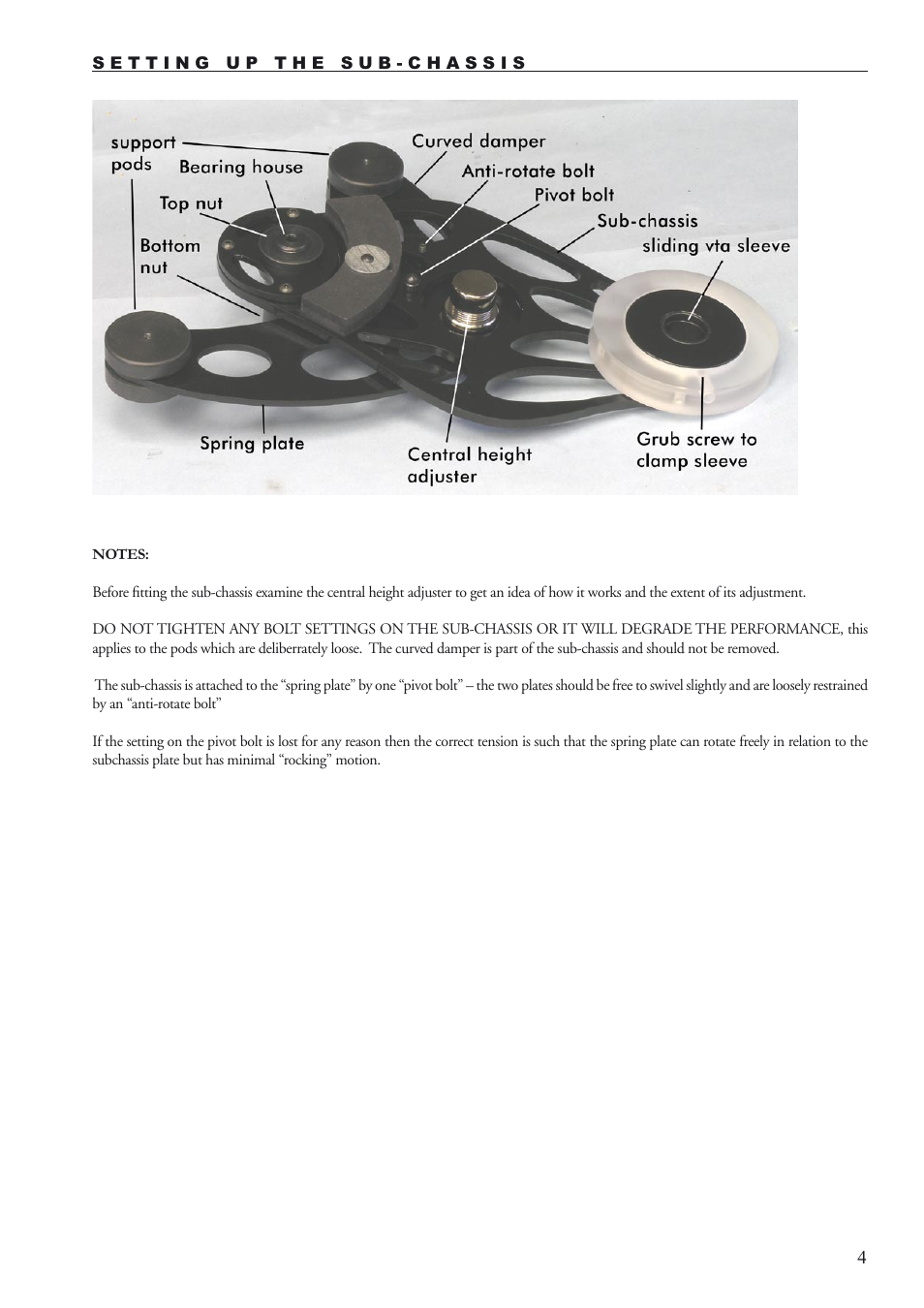 Origin Live Sovereign MKI User Manual | Page 4 / 18
