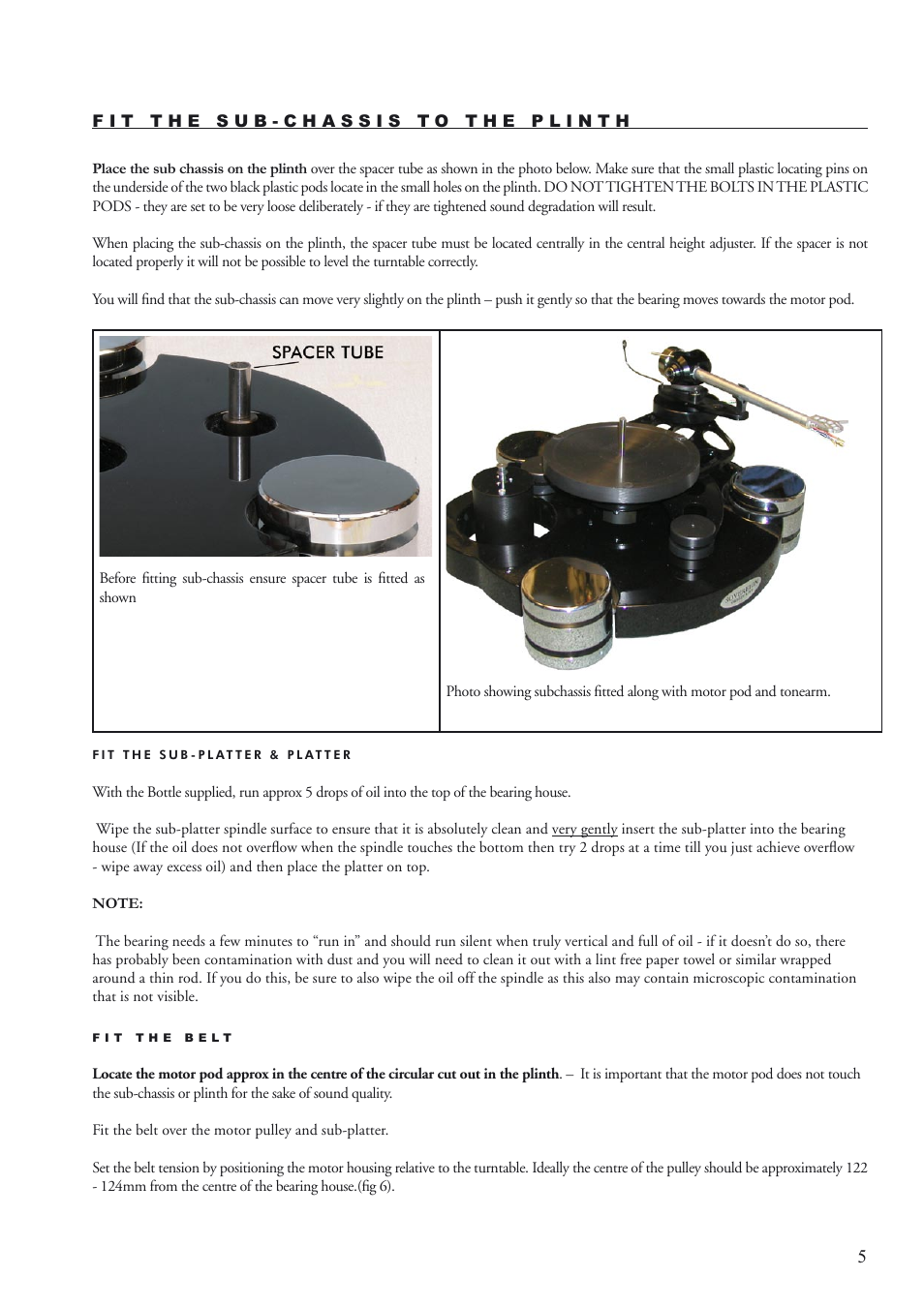 Origin Live Sovereign MKI User Manual | Page 5 / 18