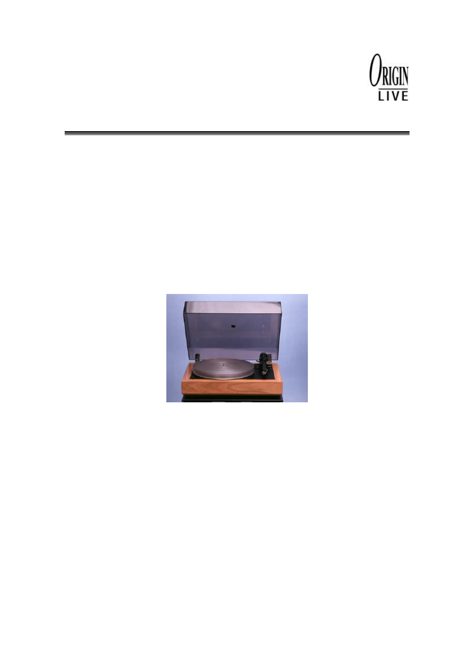 Origin Live Ultra Turntable Kit User Manual | 20 pages