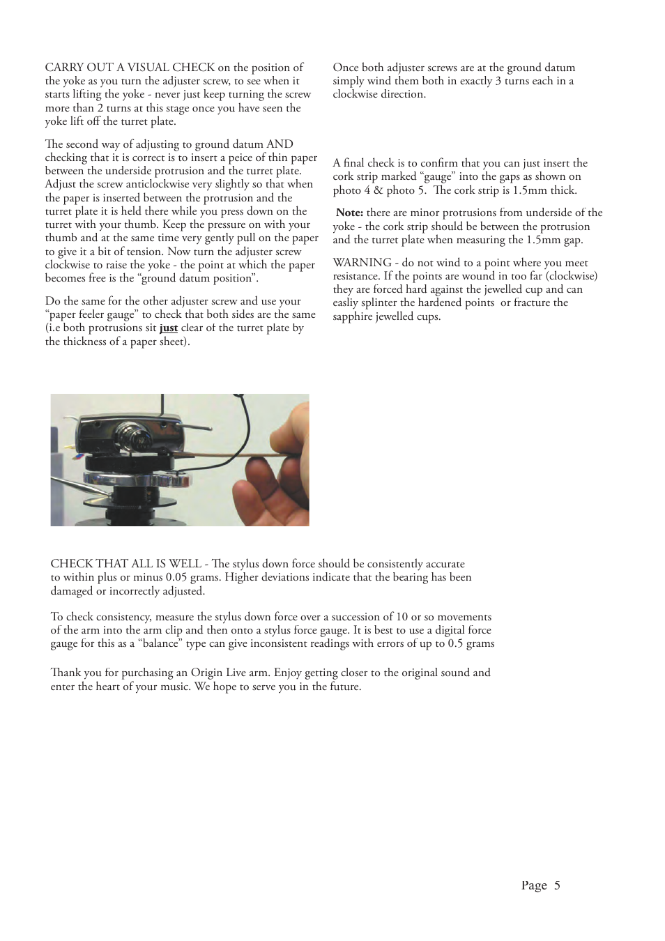 Origin Live Enterprise C User Manual | Page 5 / 6