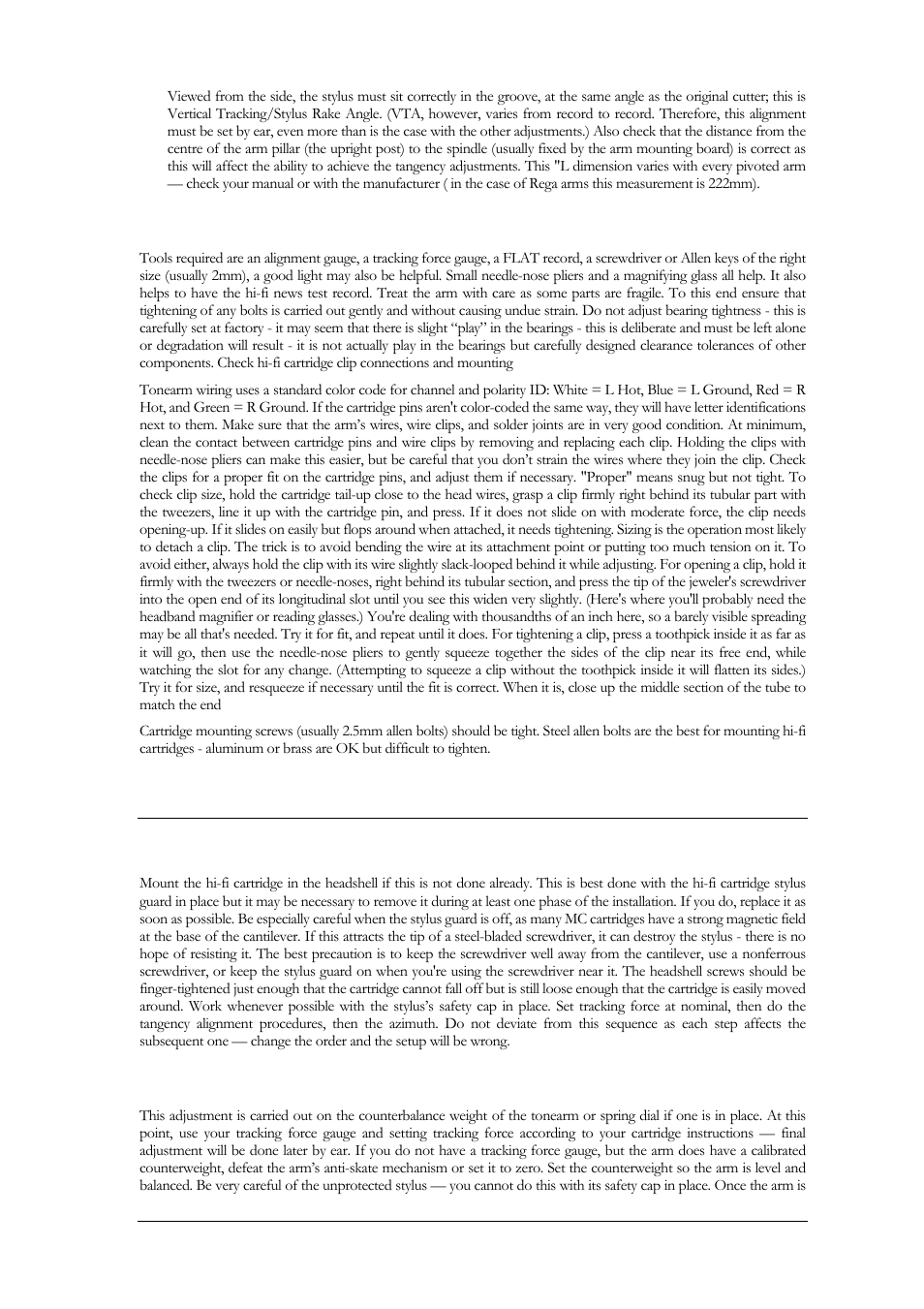 Origin Live Rega Modification Kits User Manual | Page 14 / 16