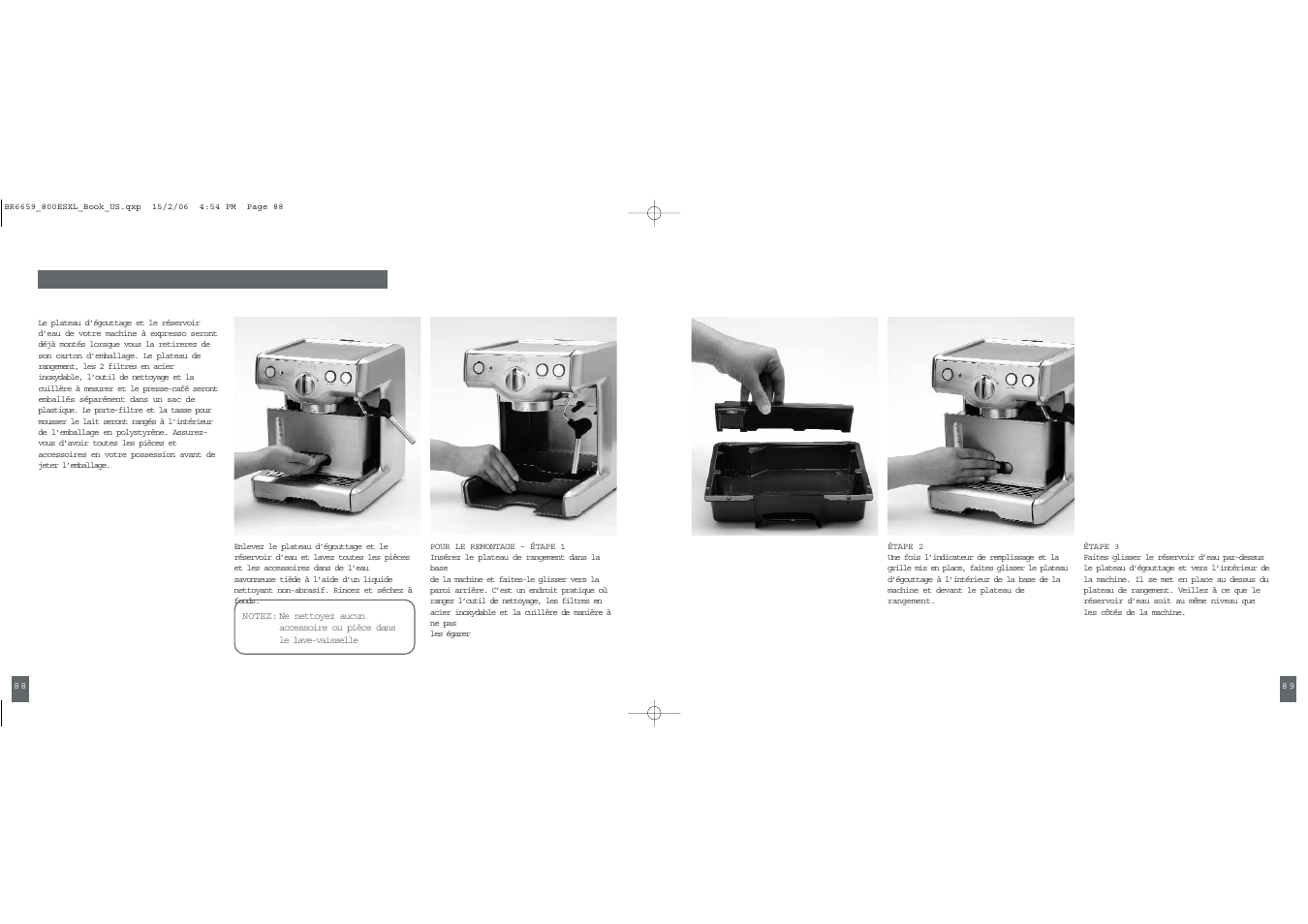 Breville ESPRESSO MACHINE User Manual | Page 45 / 60