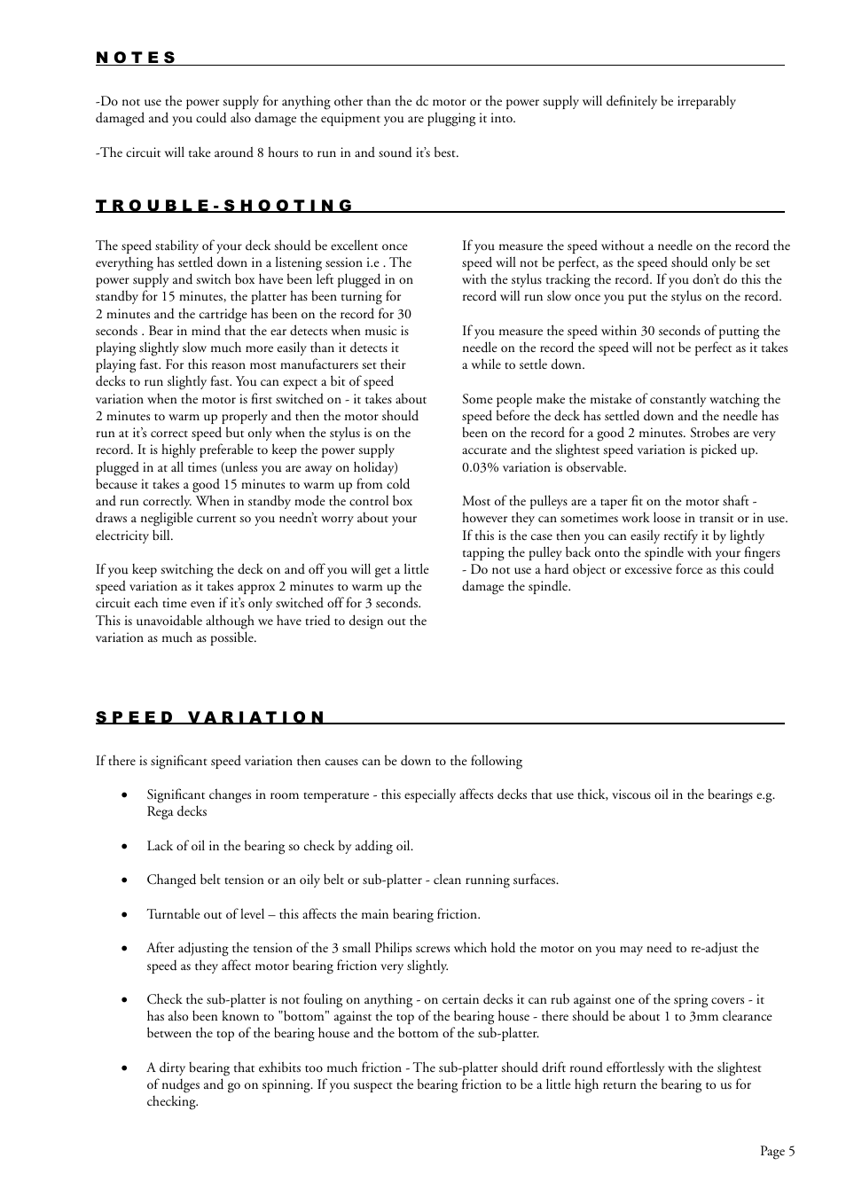 Origin Live DC Motor Kit User Manual | Page 5 / 8