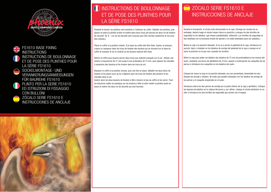 Phoenix FS1610 User Manual | 2 pages