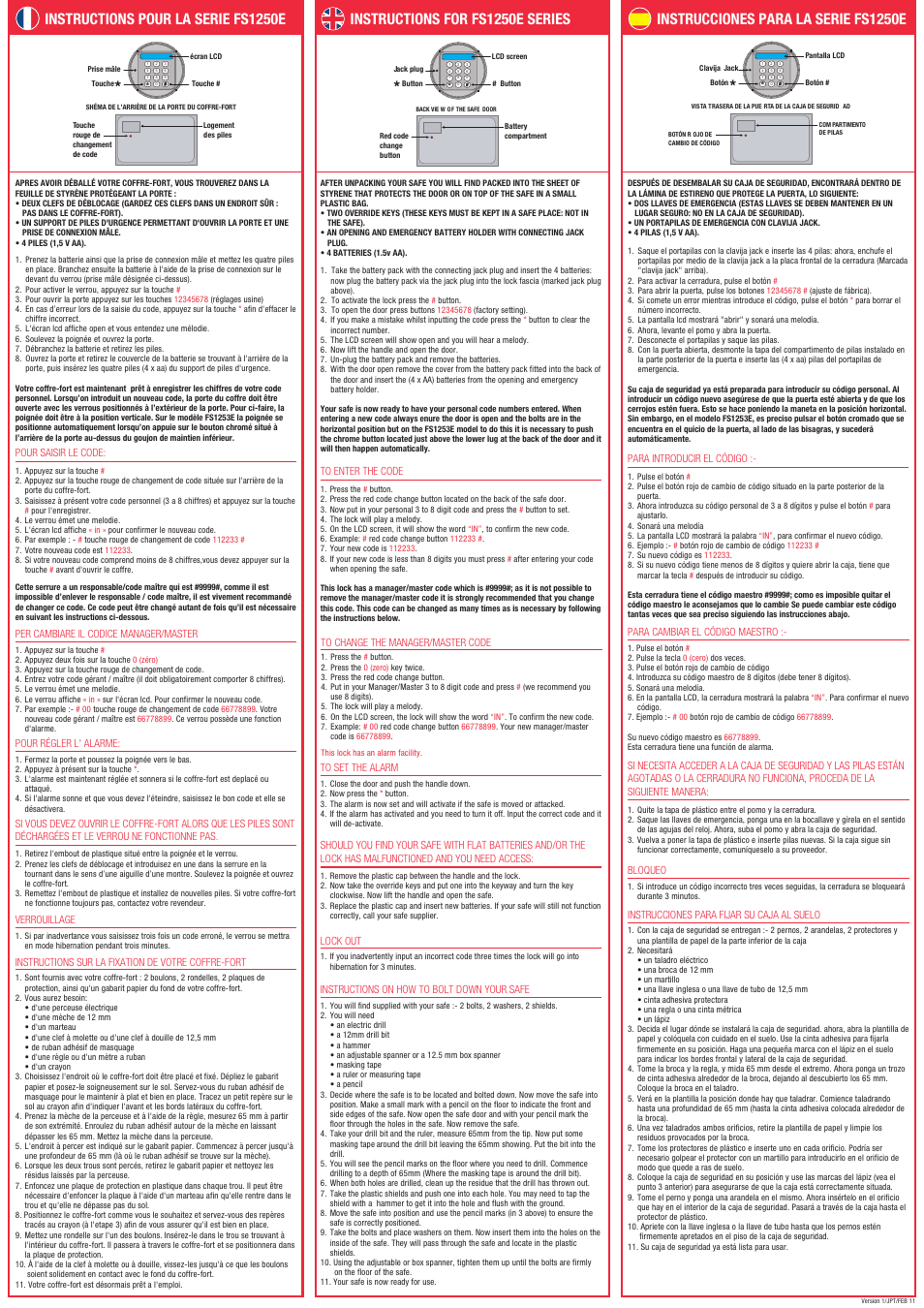 Phoenix FS1250E User Manual | Page 2 / 2