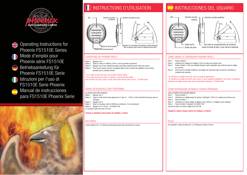 Phoenix FS1510E User Manual | 2 pages