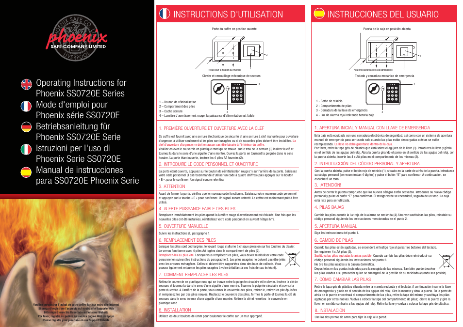 Phoenix SS0720E User Manual | 2 pages