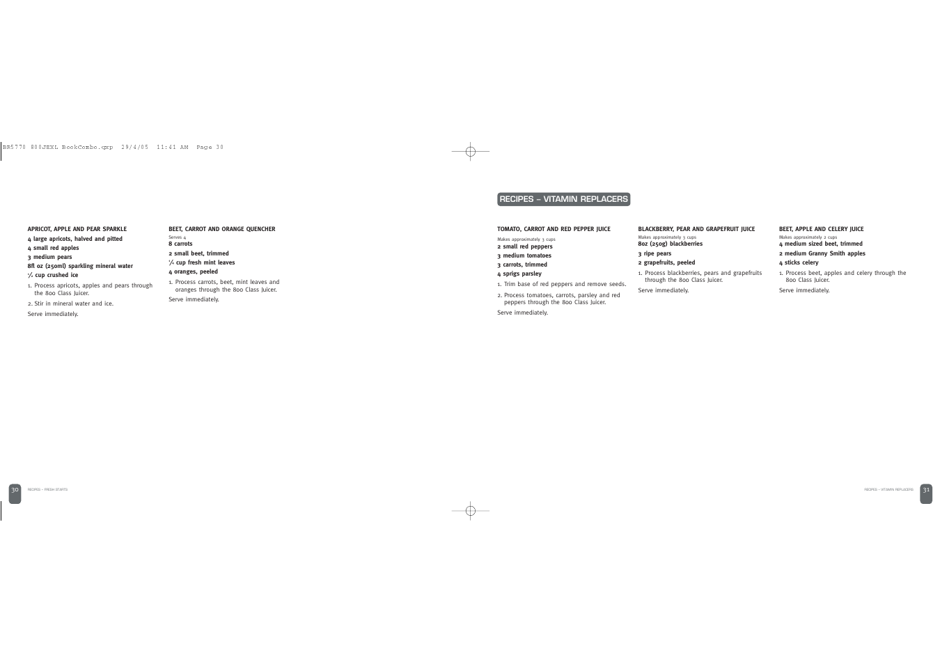 Breville JUICE FOUNTAIN ELITE User Manual | Page 16 / 63