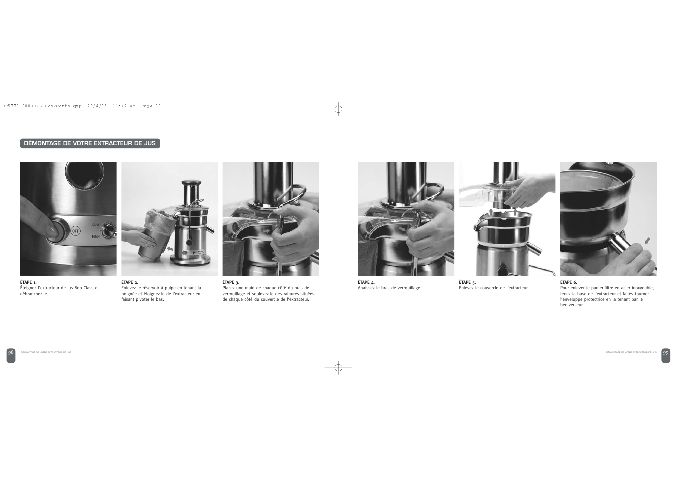 Breville JUICE FOUNTAIN ELITE User Manual | Page 50 / 63