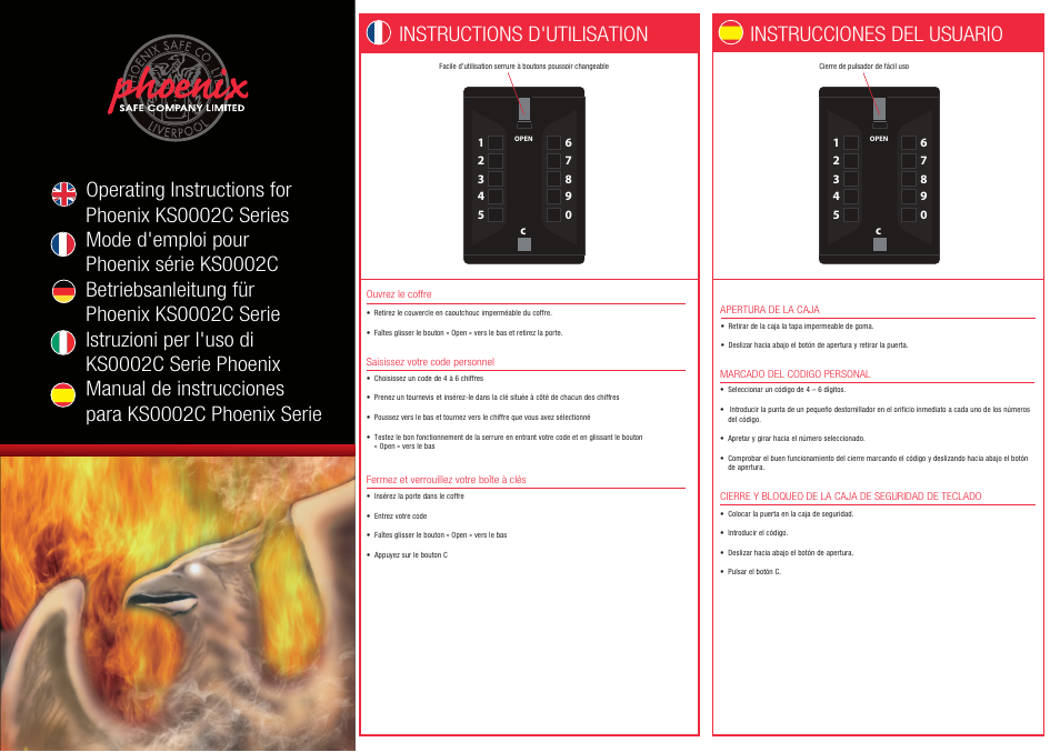 Phoenix KS0002C Multi User Manual | 2 pages