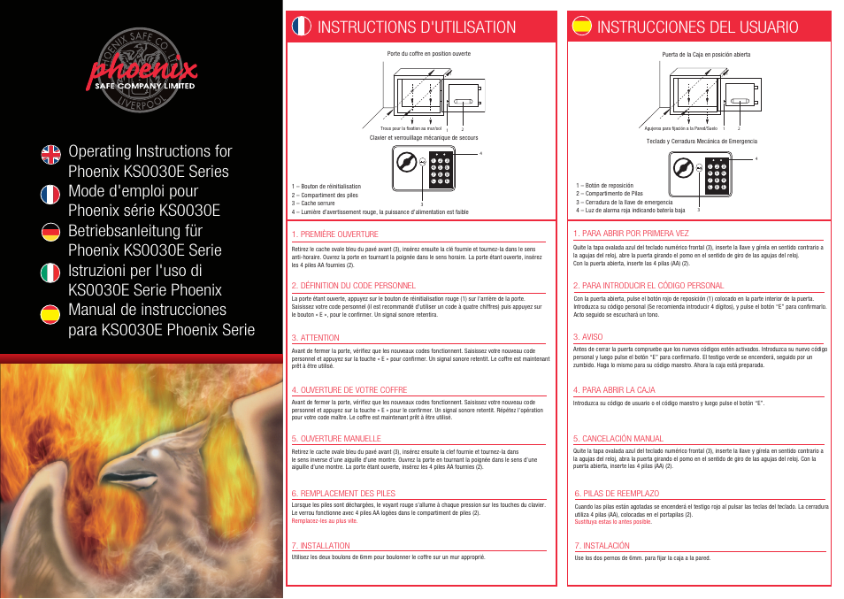 Phoenix KS0030E Multi User Manual | 2 pages