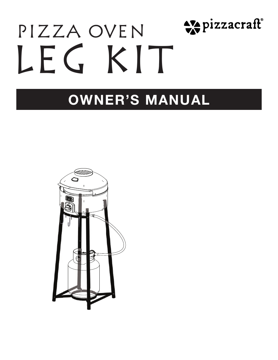 Pizzacraft PM6011 Pizza Oven Leg Kit User Manual | 11 pages