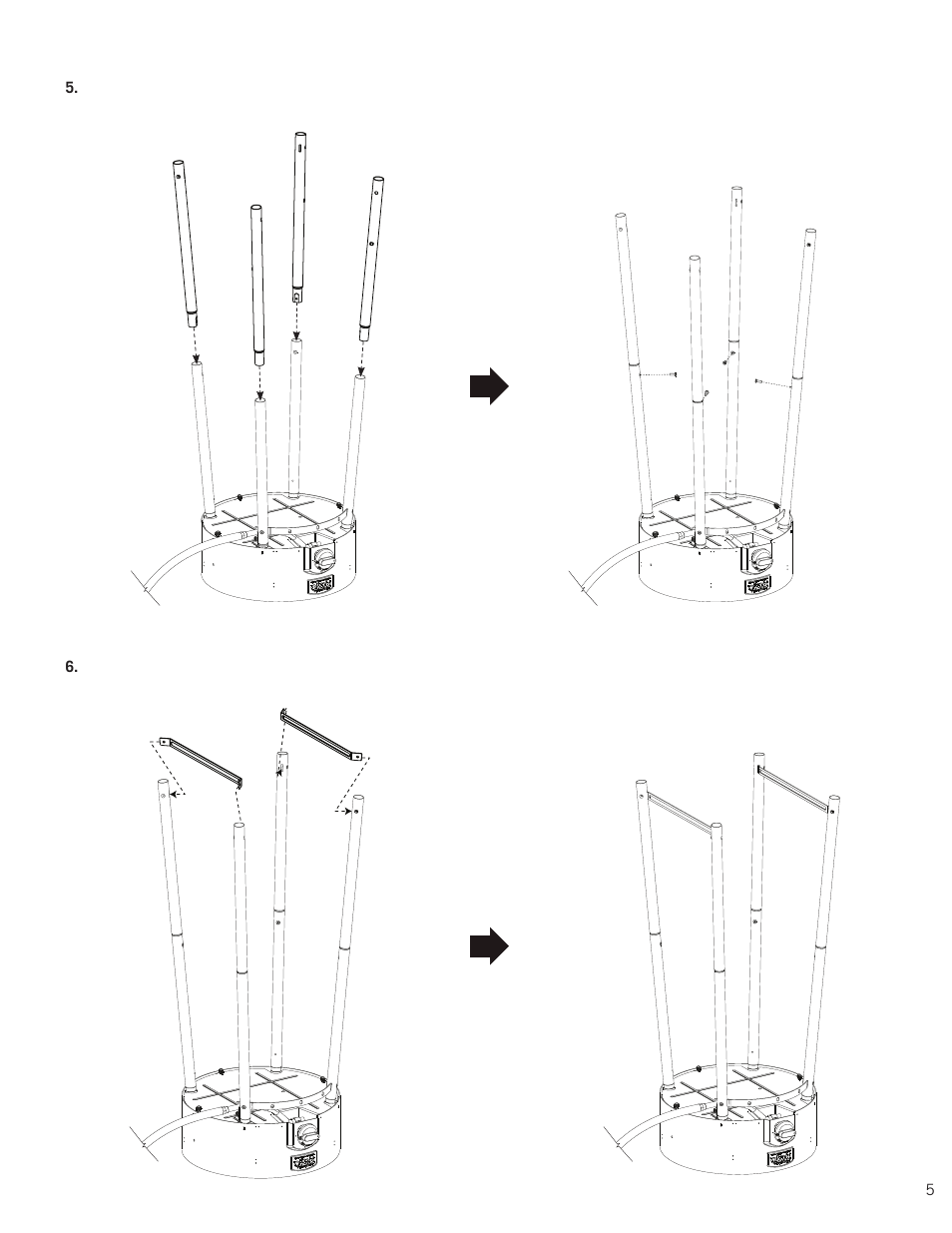 Pizzacraft PM6011 Pizza Oven Leg Kit User Manual | Page 5 / 11