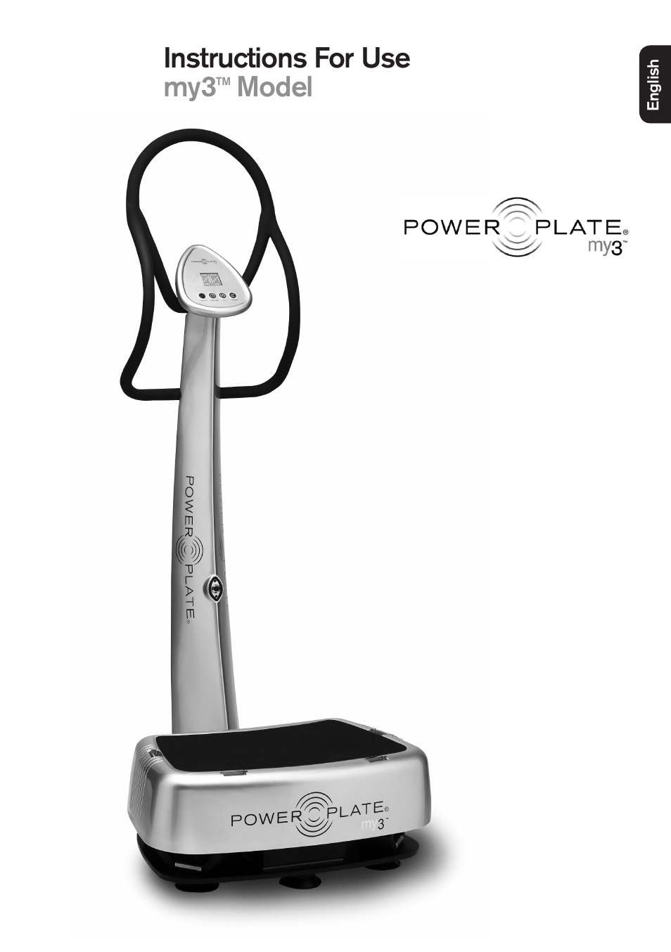 Power Plate my3 User Manual | 16 pages