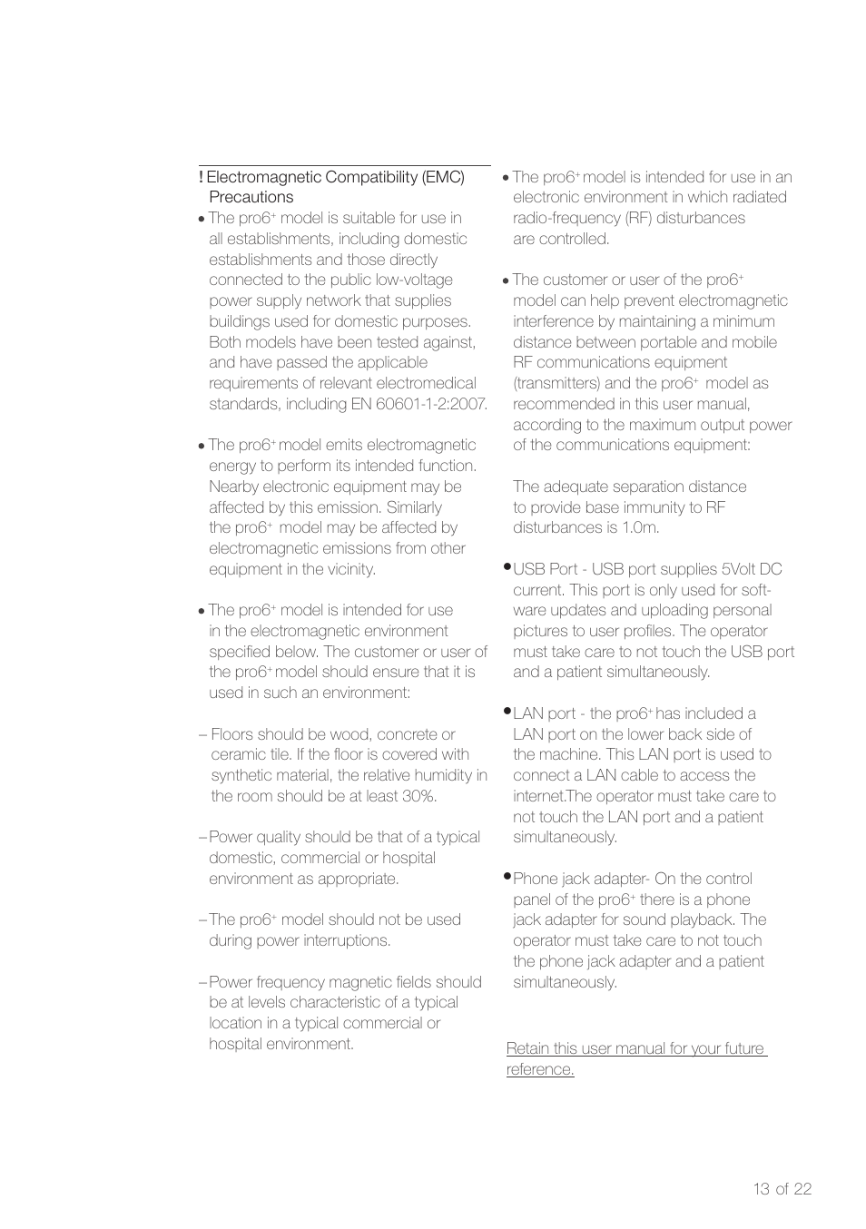 Power Plate pro6 plus User Manual | Page 15 / 22