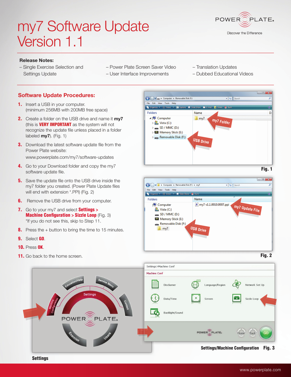 Power Plate my7 User Manual | 20 pages