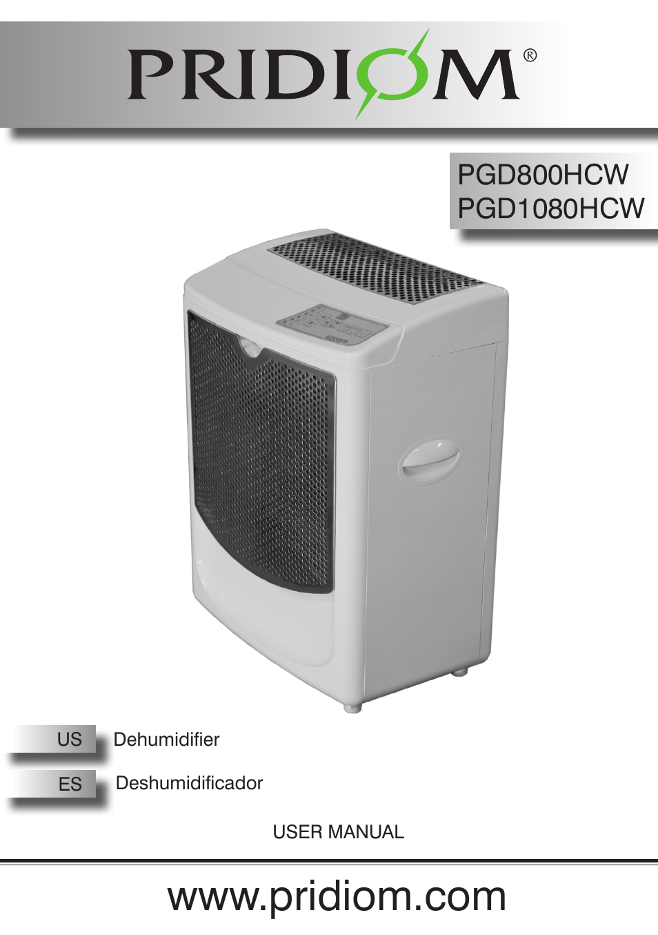 Pridiom PGD1080HCW User Manual | 20 pages