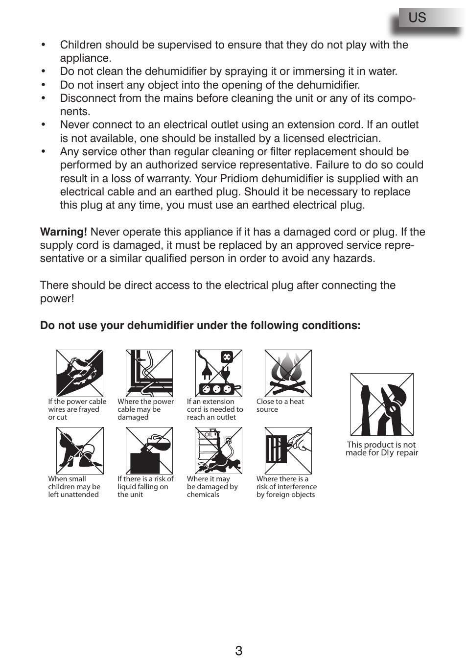 Pridiom PGD1080HCW User Manual | Page 3 / 20