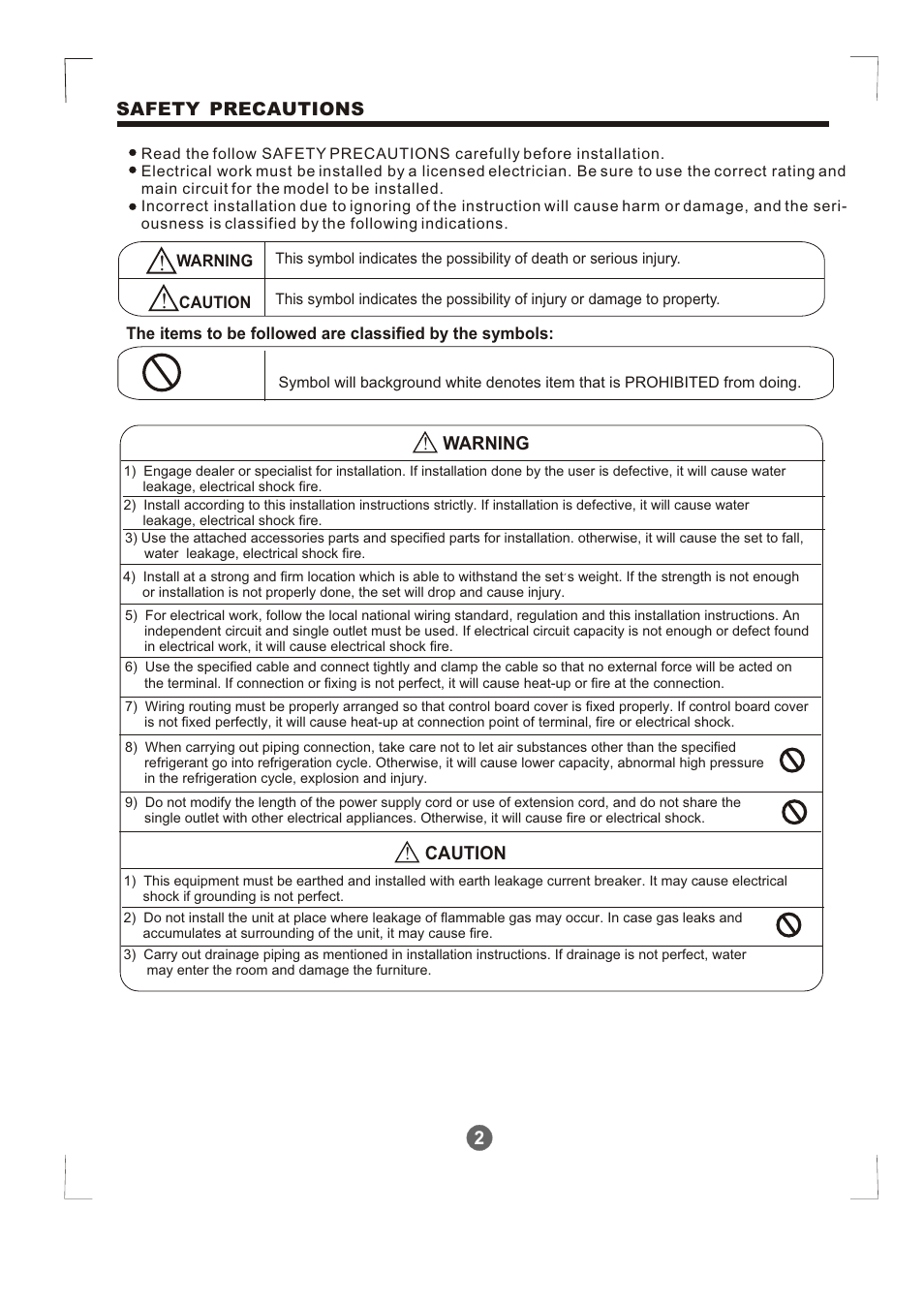 Т³гж 3 | Pridiom High Wall Installation Manual User Manual | Page 3 / 15