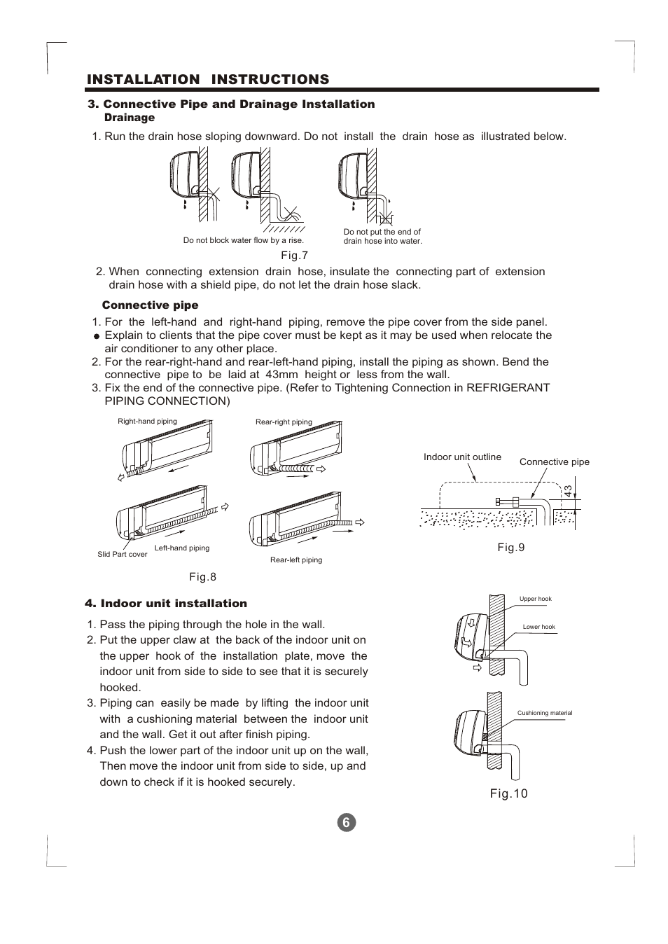 Т³гж 7, 6installation instructions | Pridiom High Wall Installation Manual User Manual | Page 7 / 15