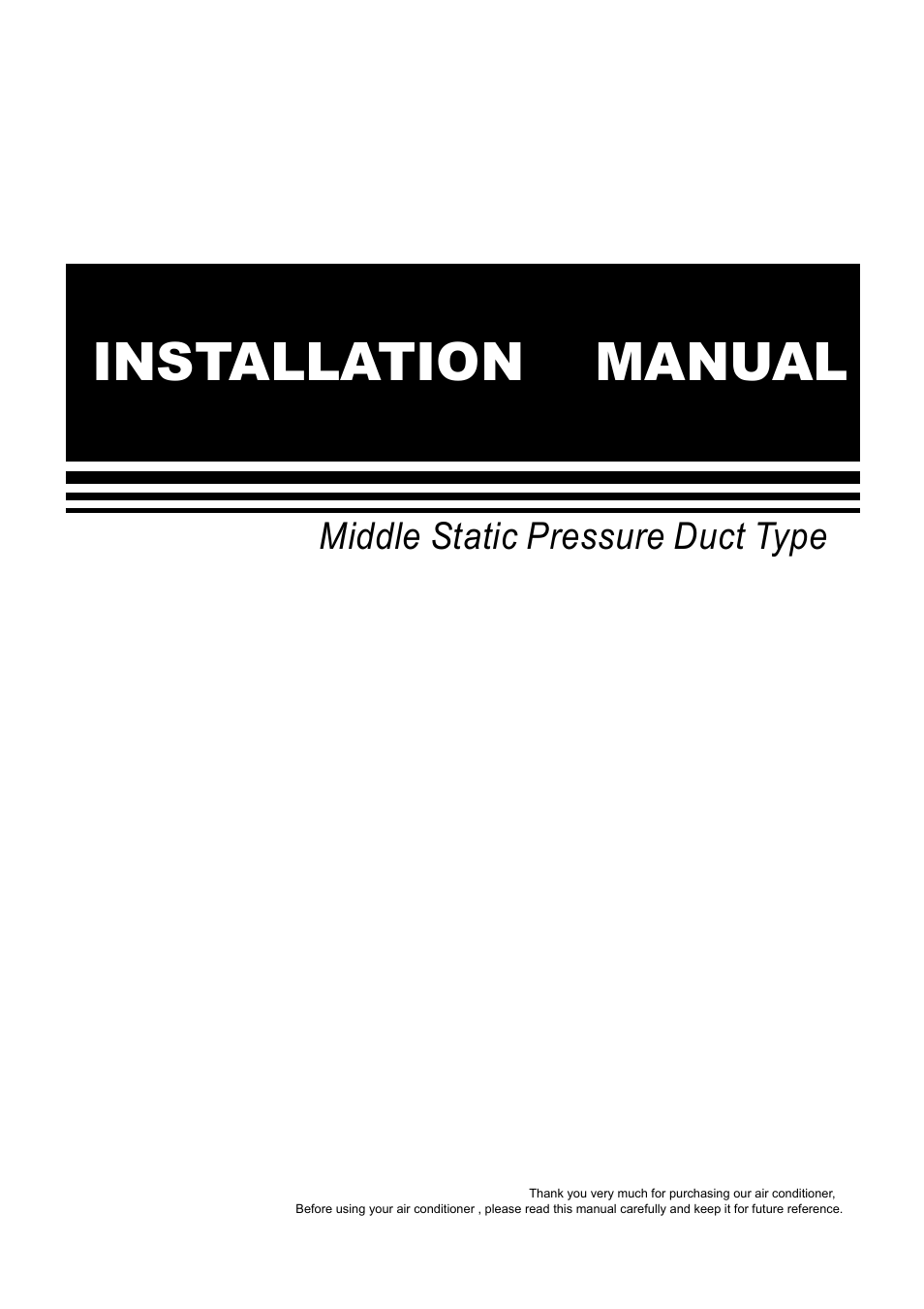 Pridiom Concealed Duct Installation Manual User Manual | 28 pages
