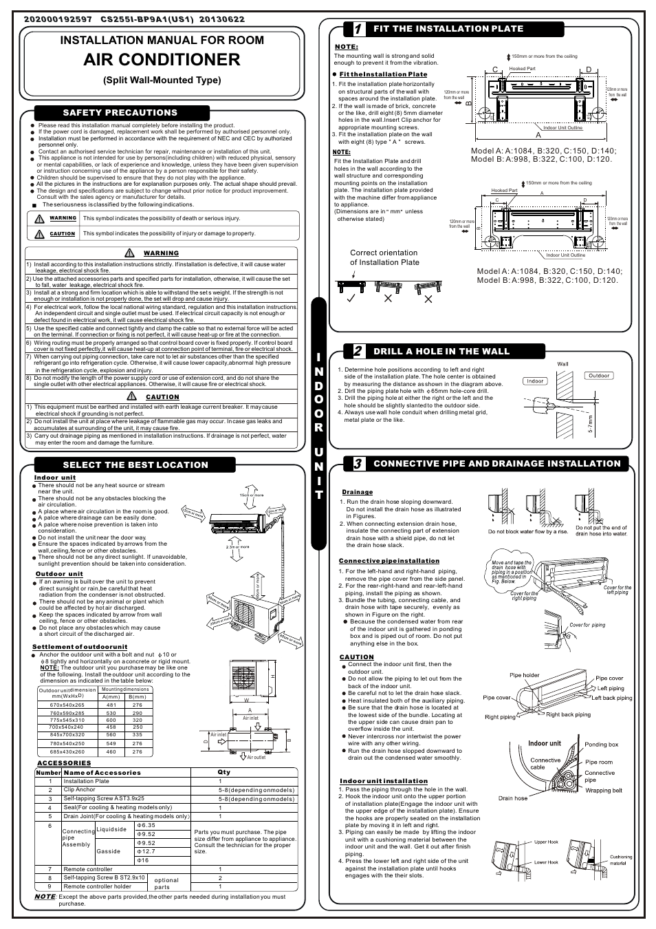 Pridiom Classic Series PMS181CL Installation Manual User Manual | 2 pages