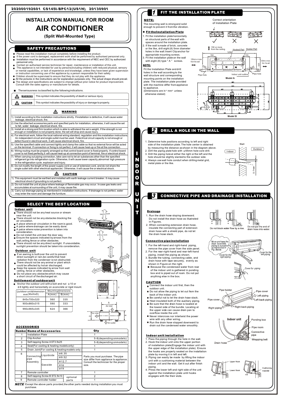 Pridiom Classic Series PMS361CL Installation Manual User Manual | 2 pages