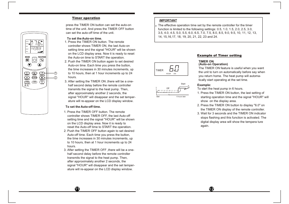 Т³гж 7 | Pridiom Floor and Ceiling PFCM183HX Remote Control Manual User Manual | Page 7 / 8
