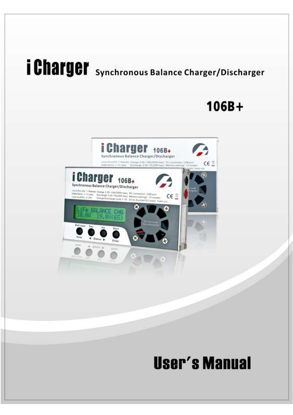 ProgressiveRC 106B+ iCharger User Manual | 31 pages