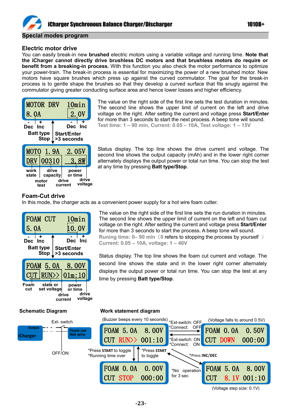 ProgressiveRC 1010B+ iCharger User Manual | Page 23 / 31