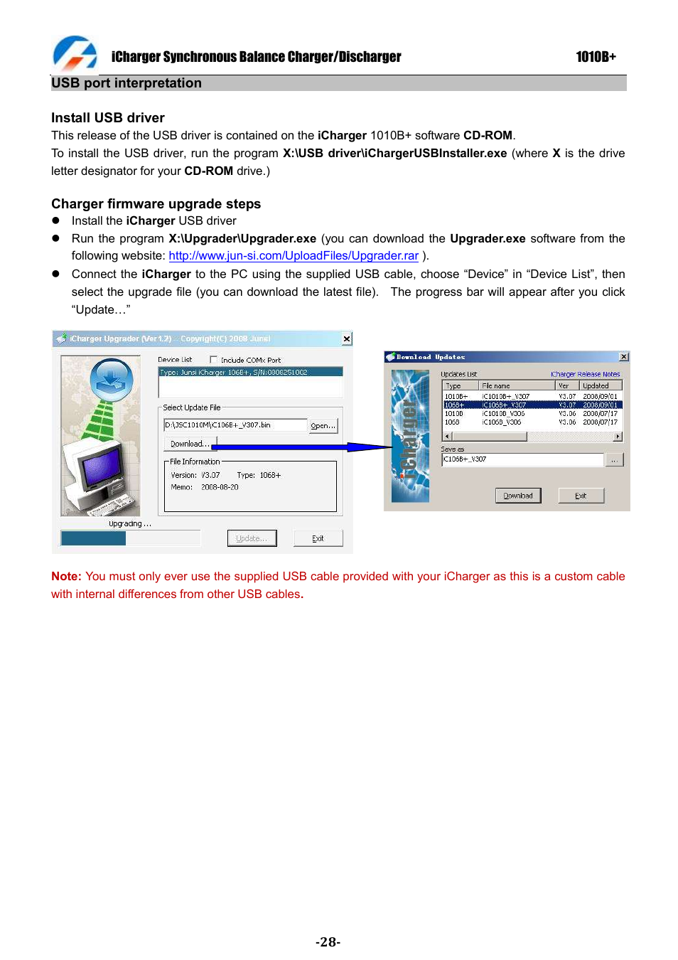 ProgressiveRC 1010B+ iCharger User Manual | Page 28 / 31