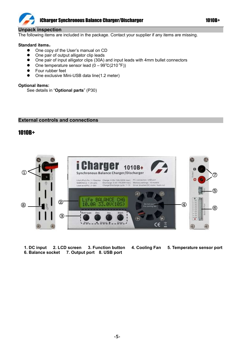 1010b | ProgressiveRC 1010B+ iCharger User Manual | Page 5 / 31