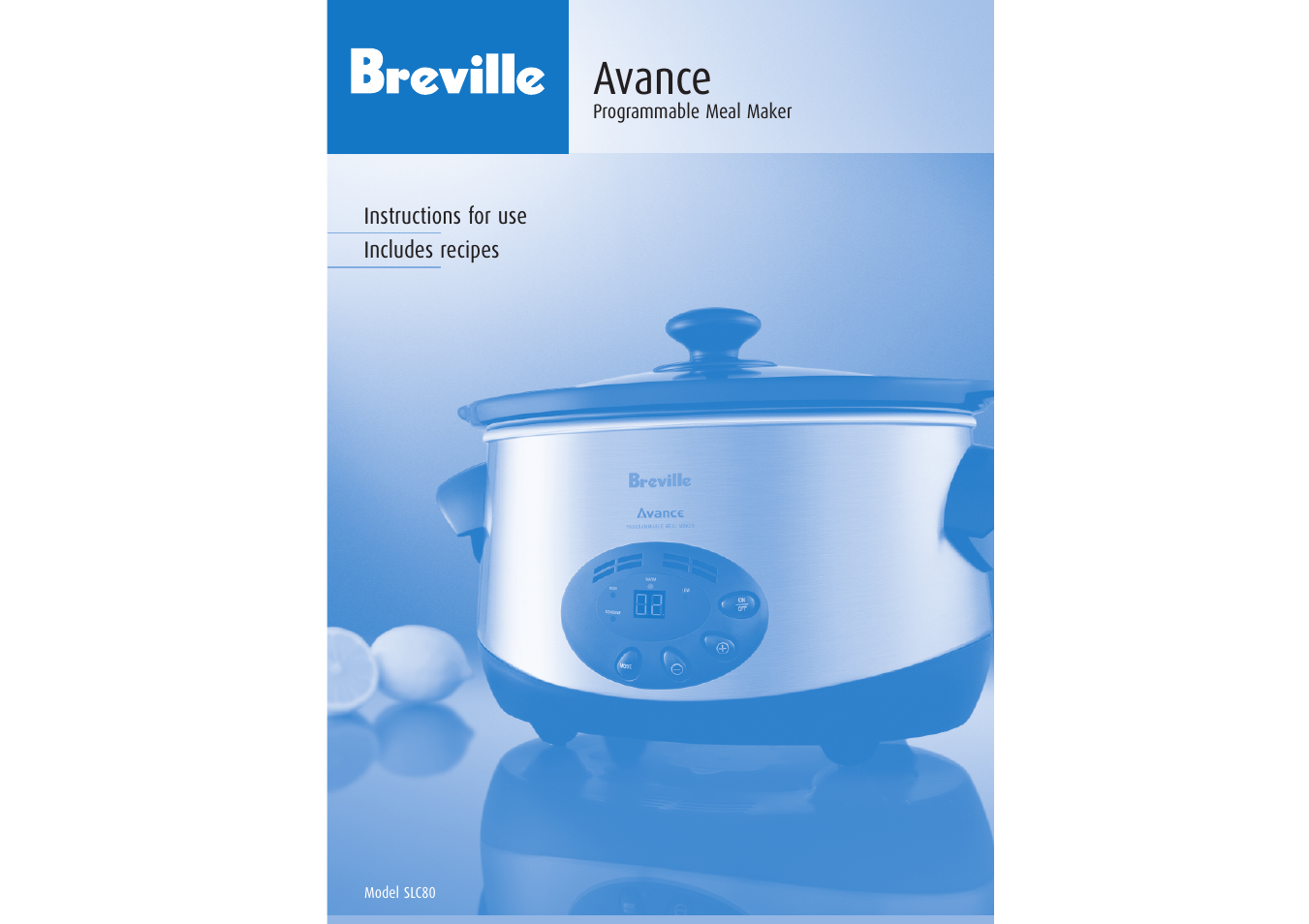 Breville SLC80 User Manual | 17 pages
