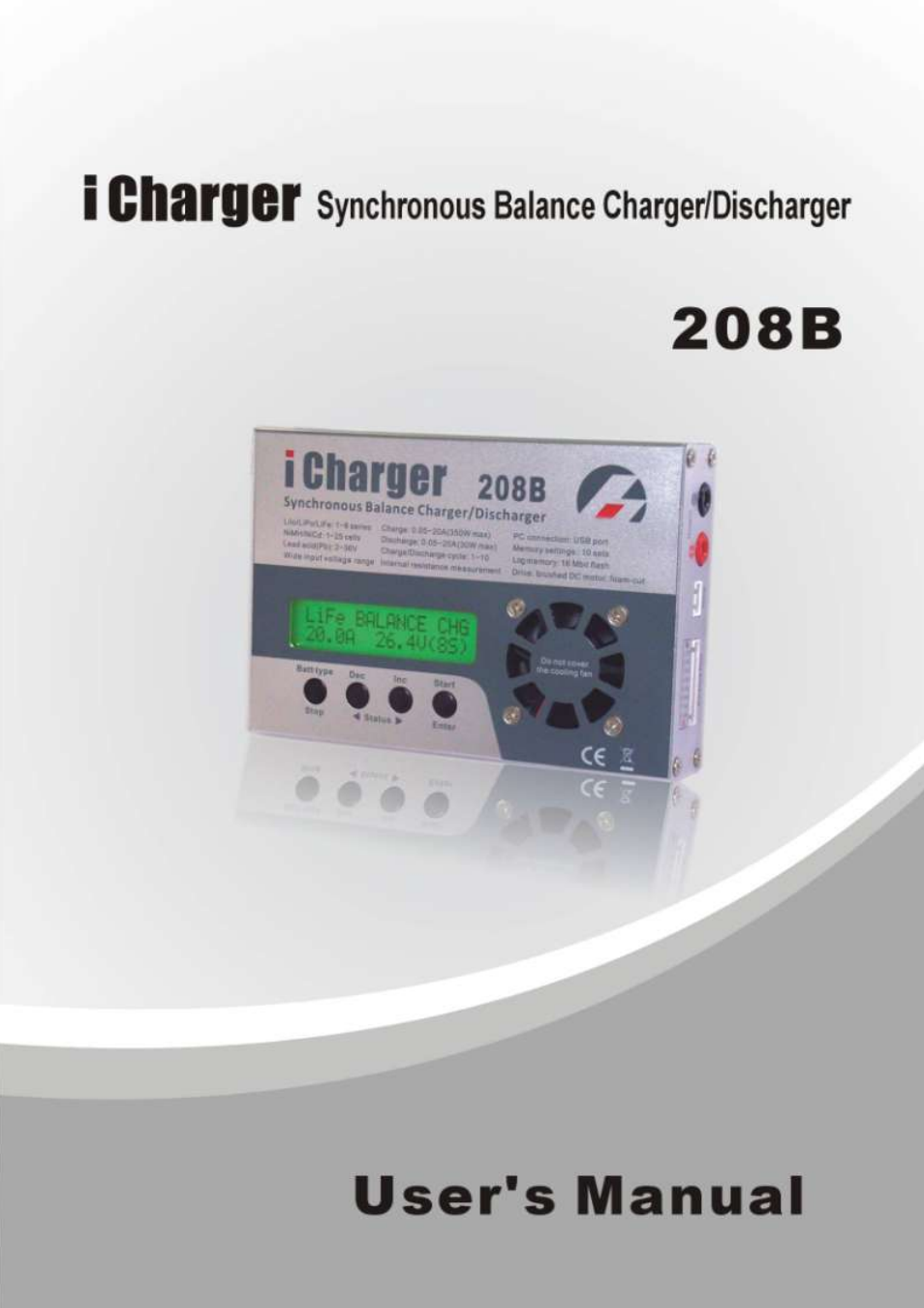 ProgressiveRC 208B iCharger User Manual | 33 pages