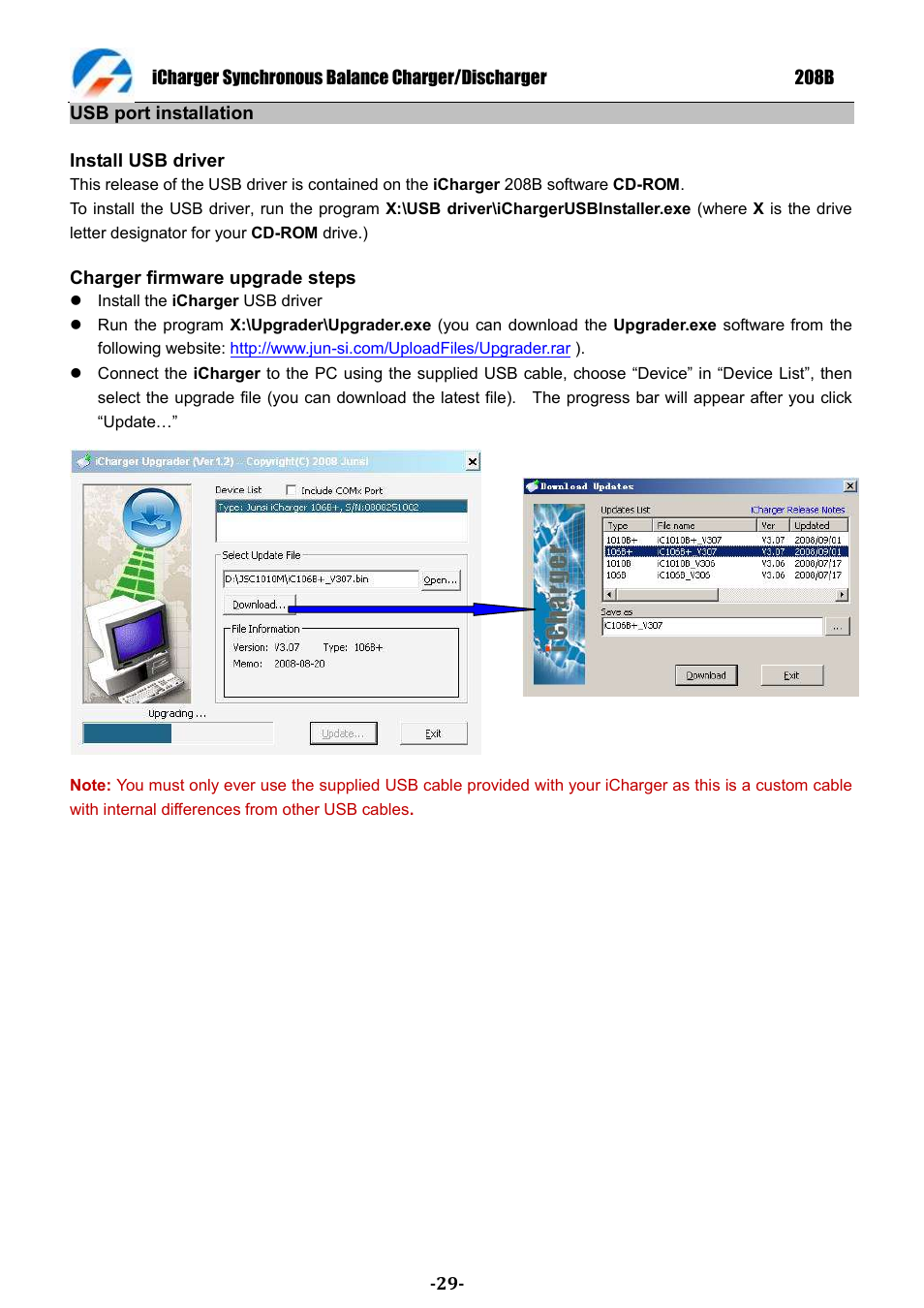 ProgressiveRC 208B iCharger User Manual | Page 29 / 33