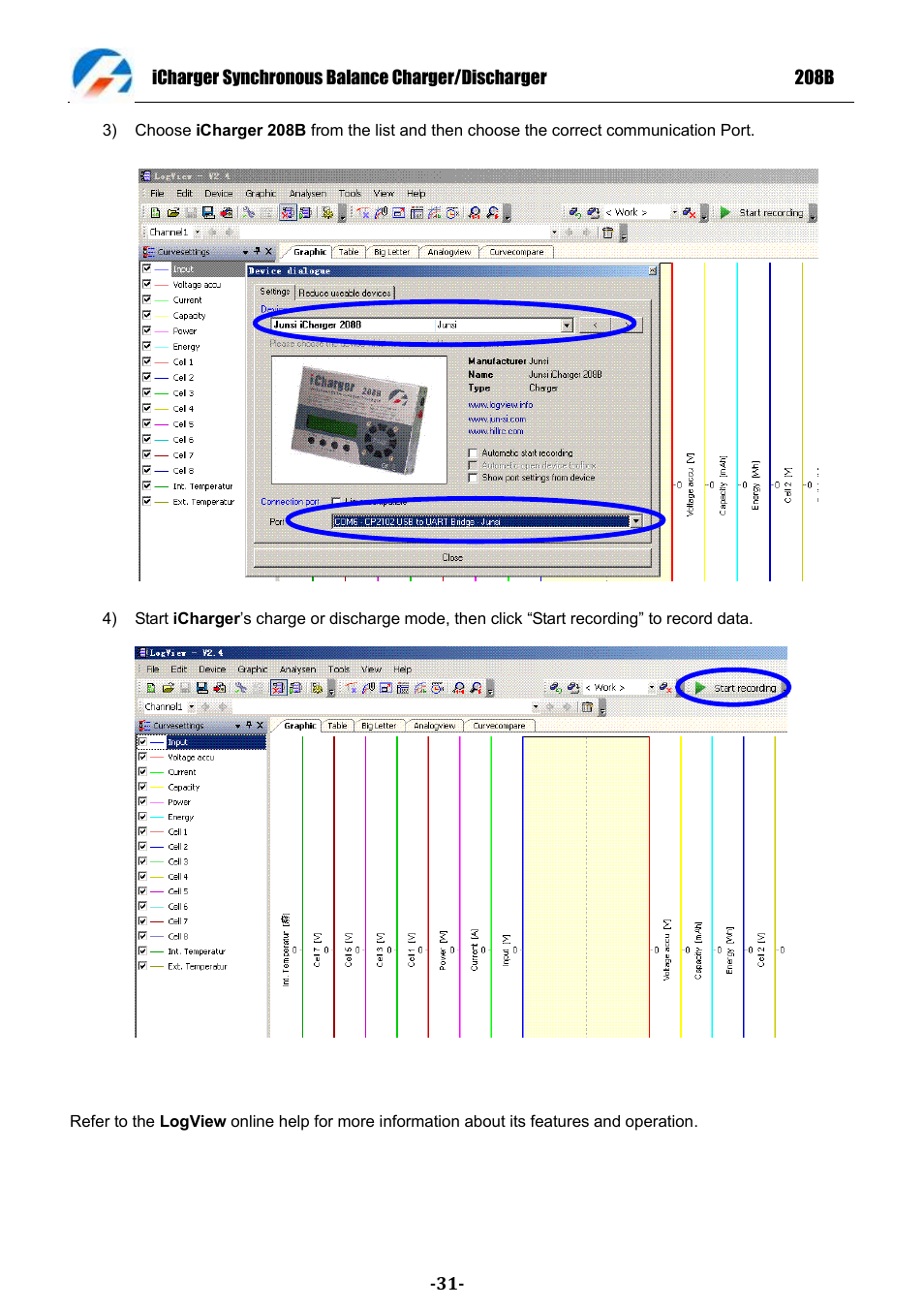 ProgressiveRC 208B iCharger User Manual | Page 31 / 33