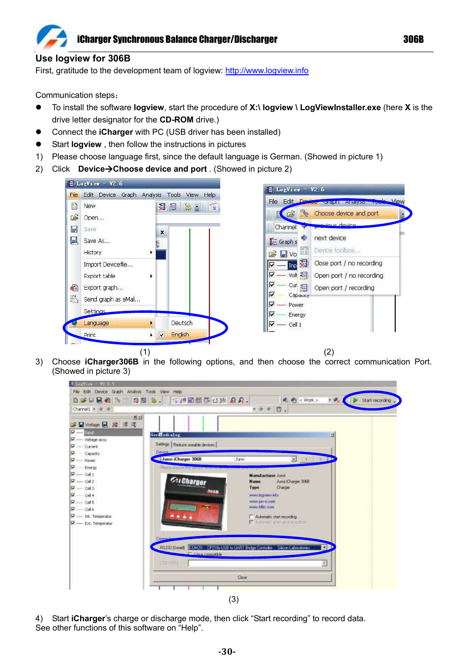 ProgressiveRC 306B iCharger User Manual | Page 30 / 32