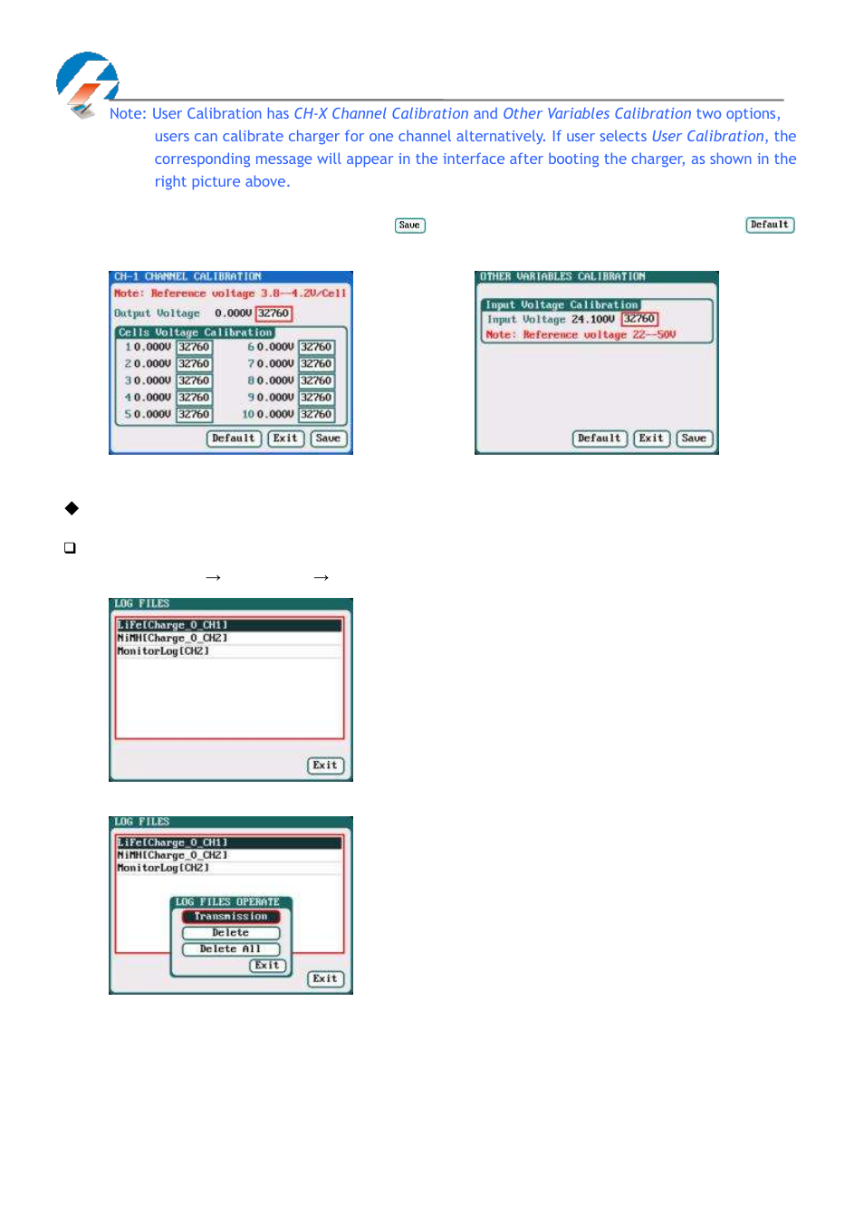 Extra function, Log files manage | ProgressiveRC 4010Duo iCharger User Manual | Page 31 / 42