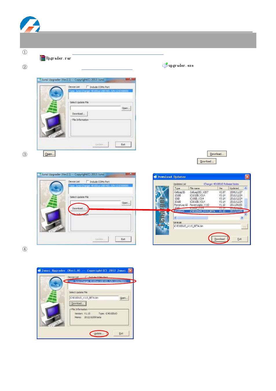 4010duo firmware upgrades | ProgressiveRC 4010Duo iCharger User Manual | Page 34 / 42