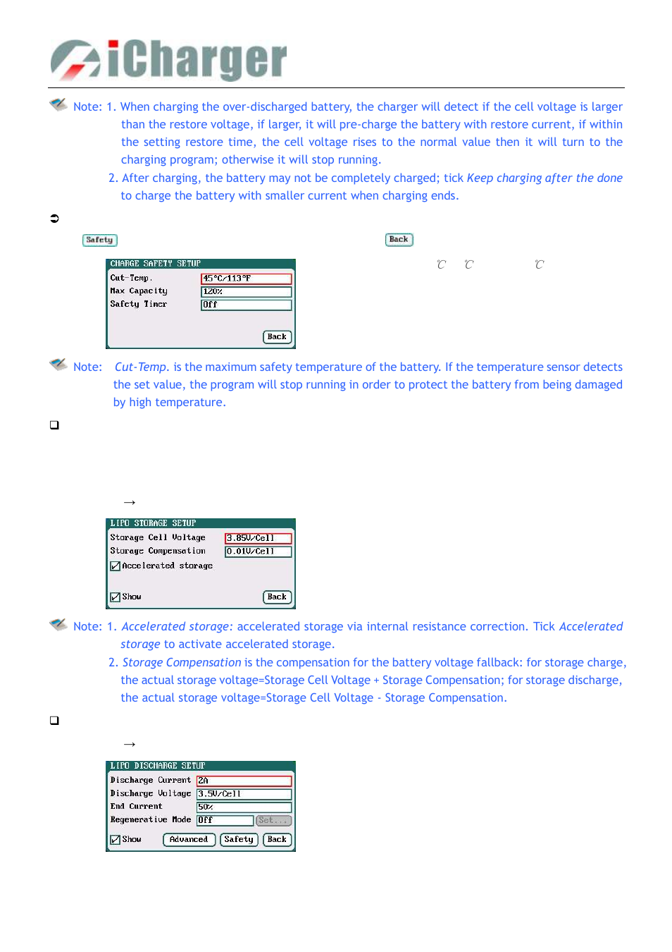 Lipo/liio/life battery charge safety setup | ProgressiveRC 308Duo iCharger User Manual | Page 19 / 42