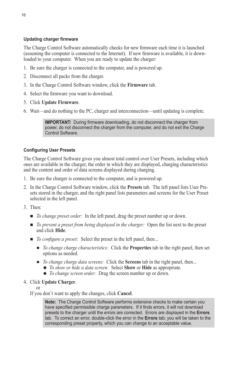 ProgressiveRC Multi4 FMA Cellpro User Manual | Page 16 / 20