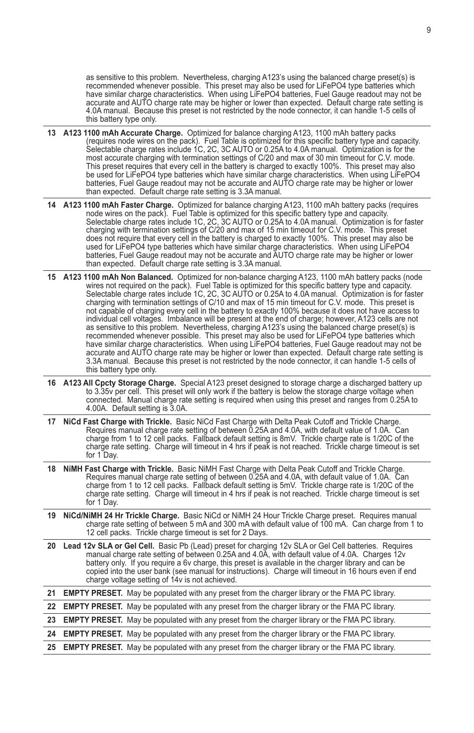 ProgressiveRC Multi4 FMA Cellpro User Manual | Page 9 / 20