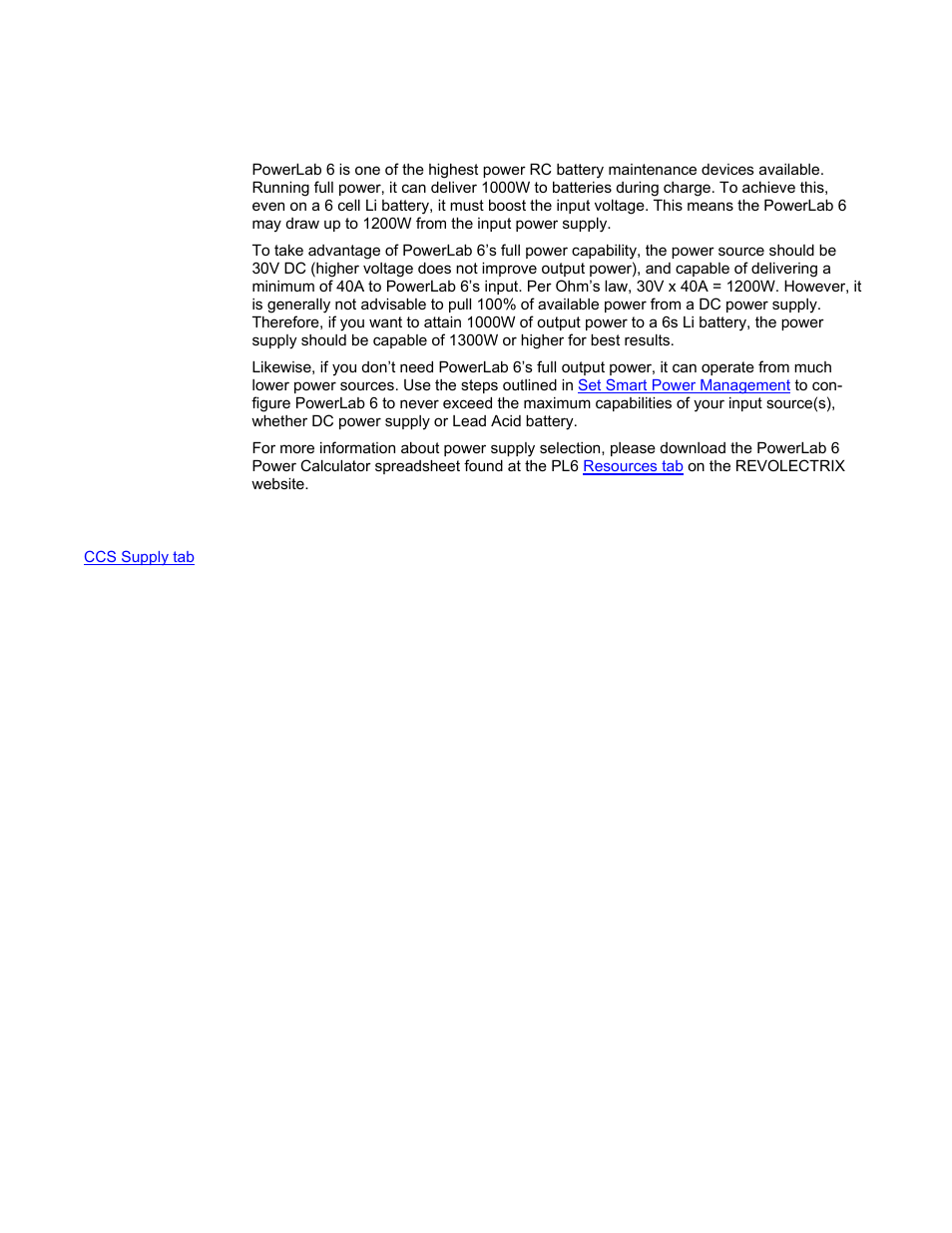 Power supplies | ProgressiveRC 6 PowerLab User Manual | Page 26 / 83