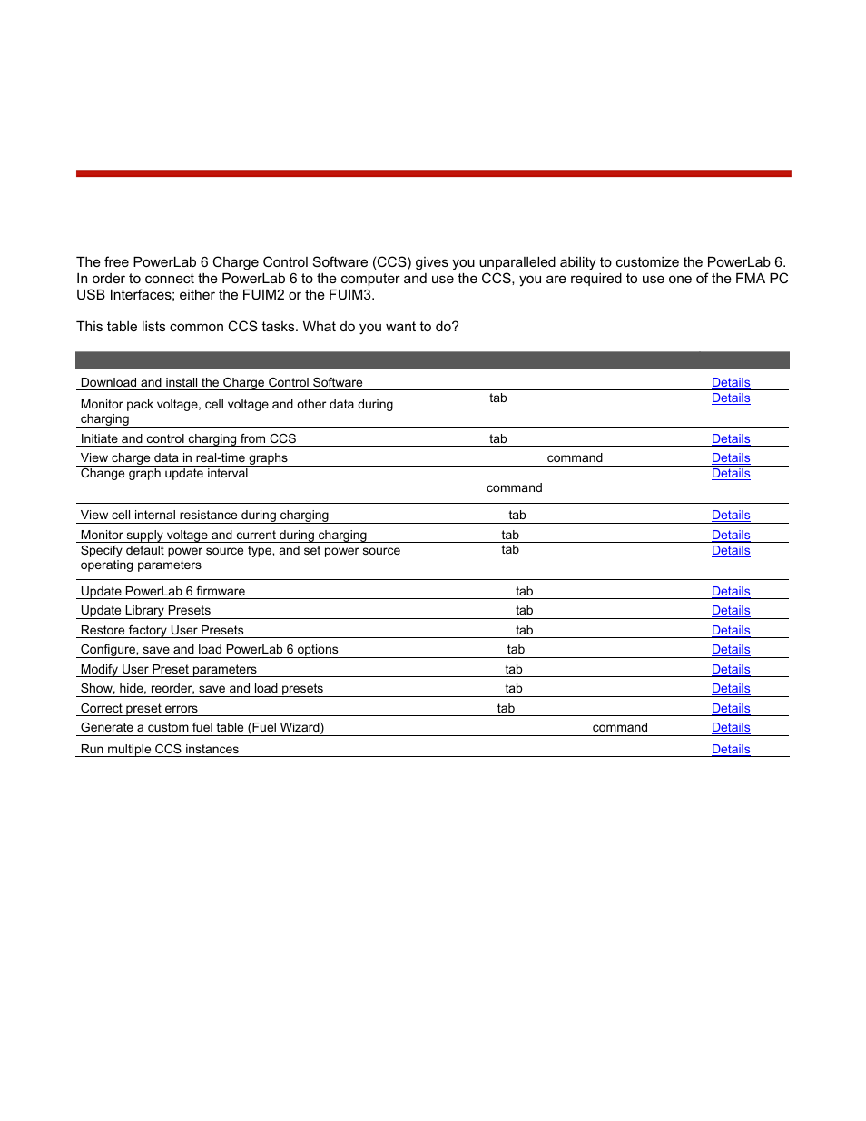 Using the charge control software, About the ccs, Charge control software | ProgressiveRC 6 PowerLab User Manual | Page 37 / 83
