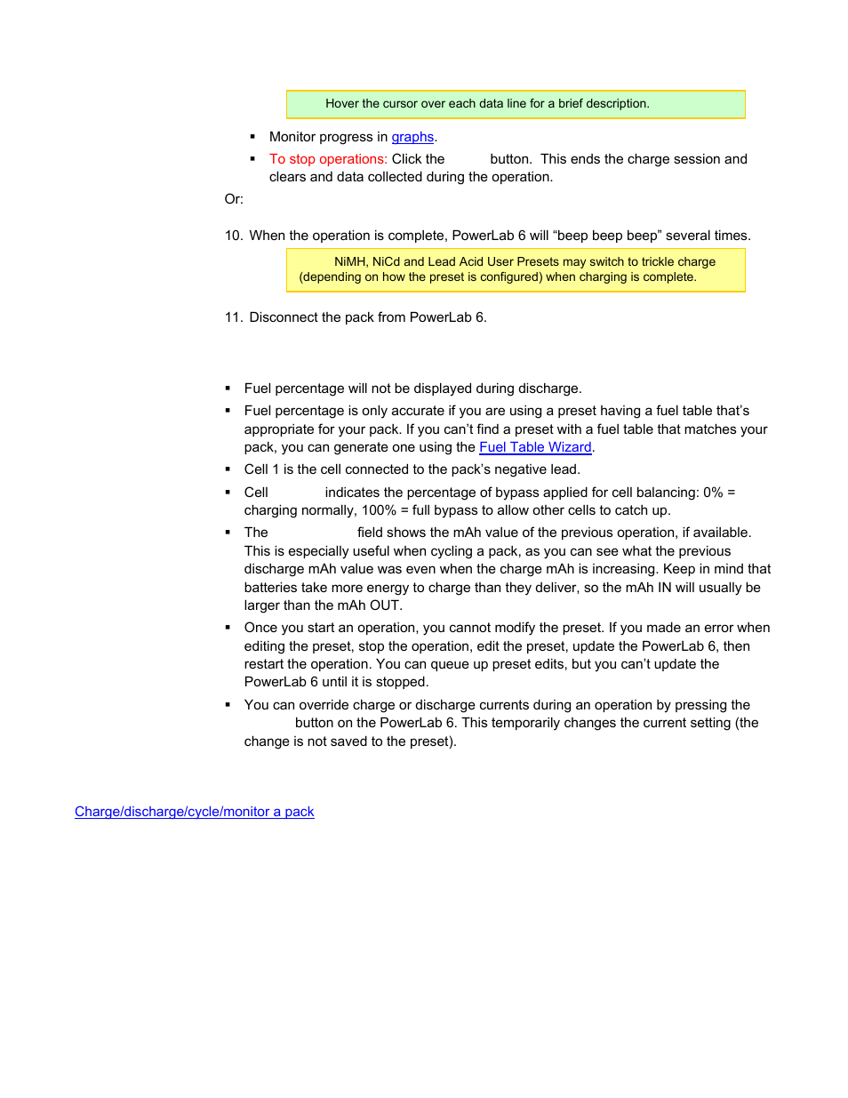 Helpful hints | ProgressiveRC 6 PowerLab User Manual | Page 40 / 83