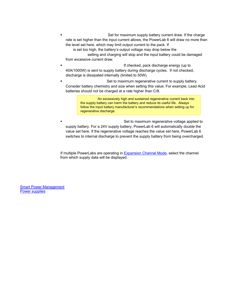 Expansion channel section | ProgressiveRC 6 PowerLab User Manual | Page 43 / 83