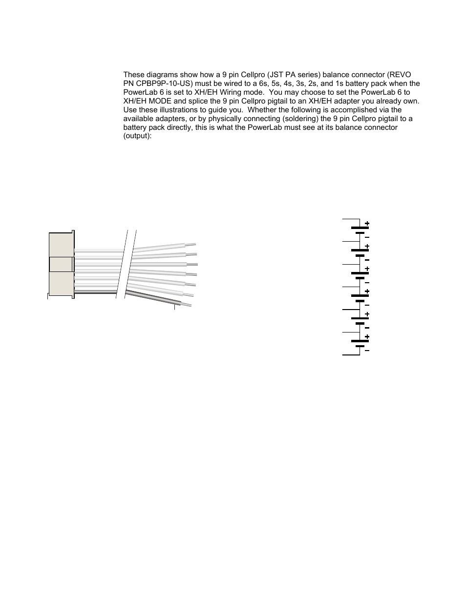 When using xh/eh wiring mode, 6s pack | ProgressiveRC 6 PowerLab User Manual | Page 65 / 83